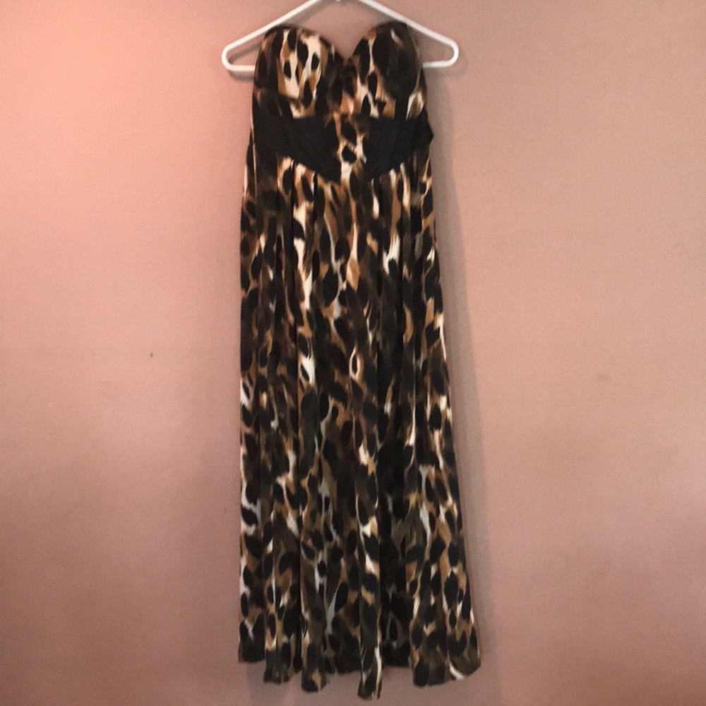 Strapless Kardashian kollection maxi dress